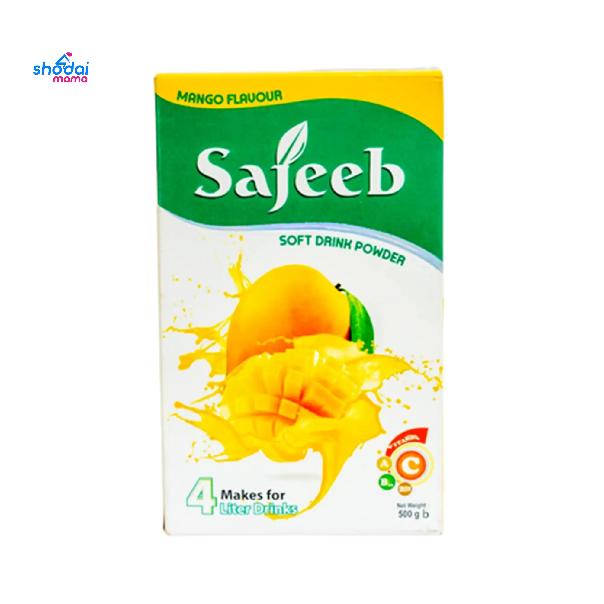 Sajeeb Soft Drink Powder (Mango Flavour) 500gm